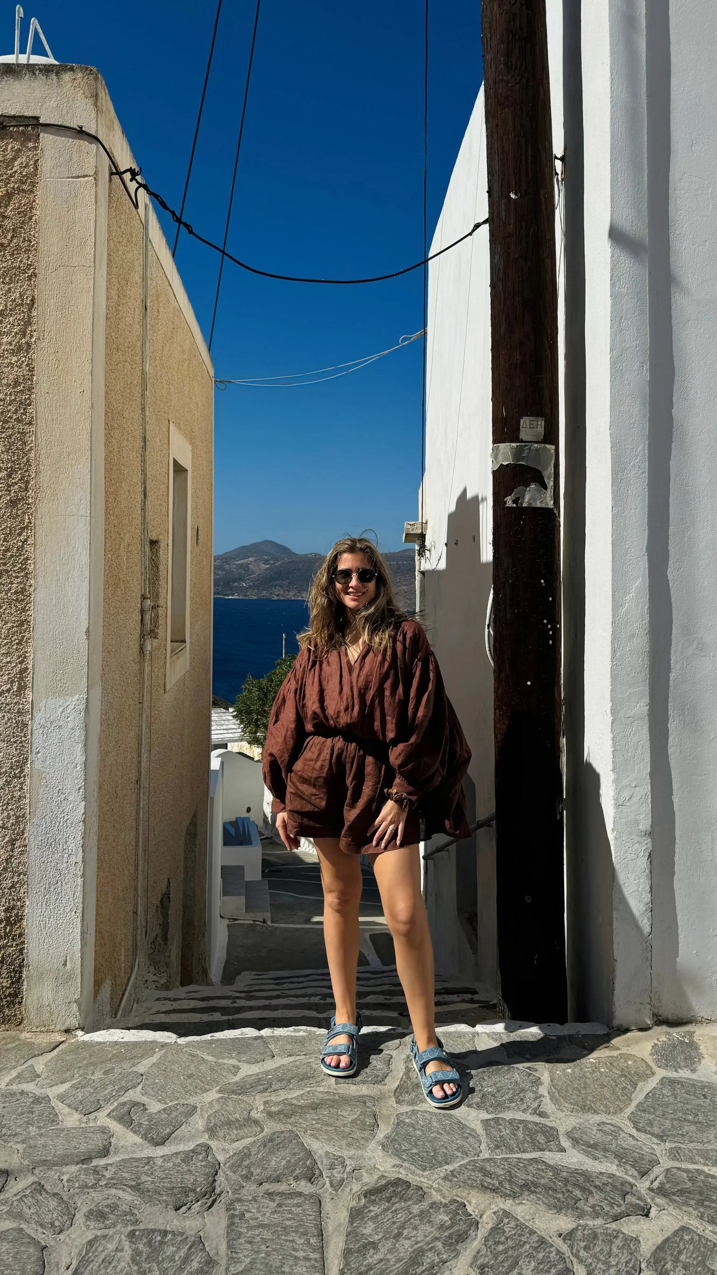 Chocolate Puffy Shirt Isabella Longginou