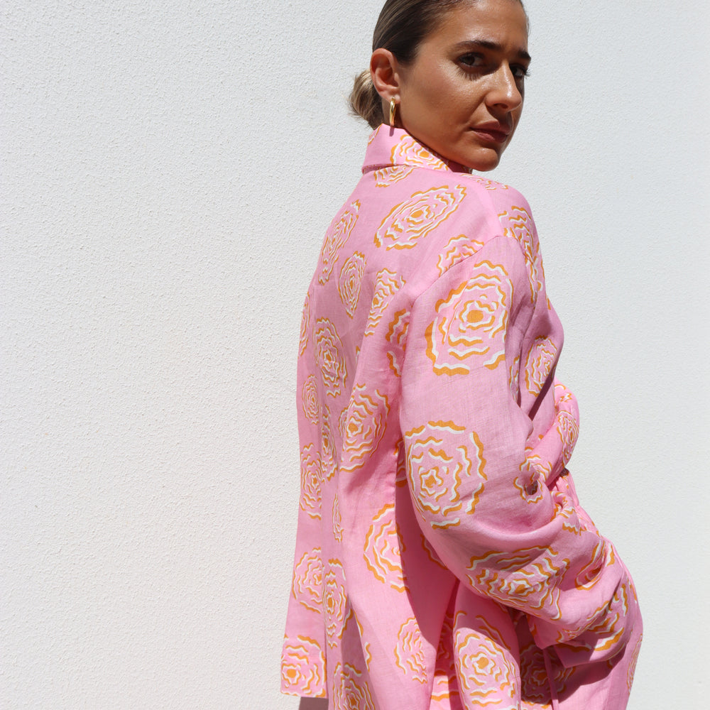 
                      
                        Peony Long Sleeve Button Up
                      
                    