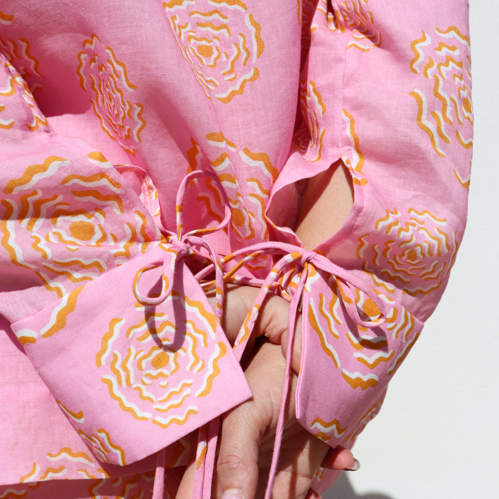 
                      
                        Peony Long Sleeve Button Up
                      
                    