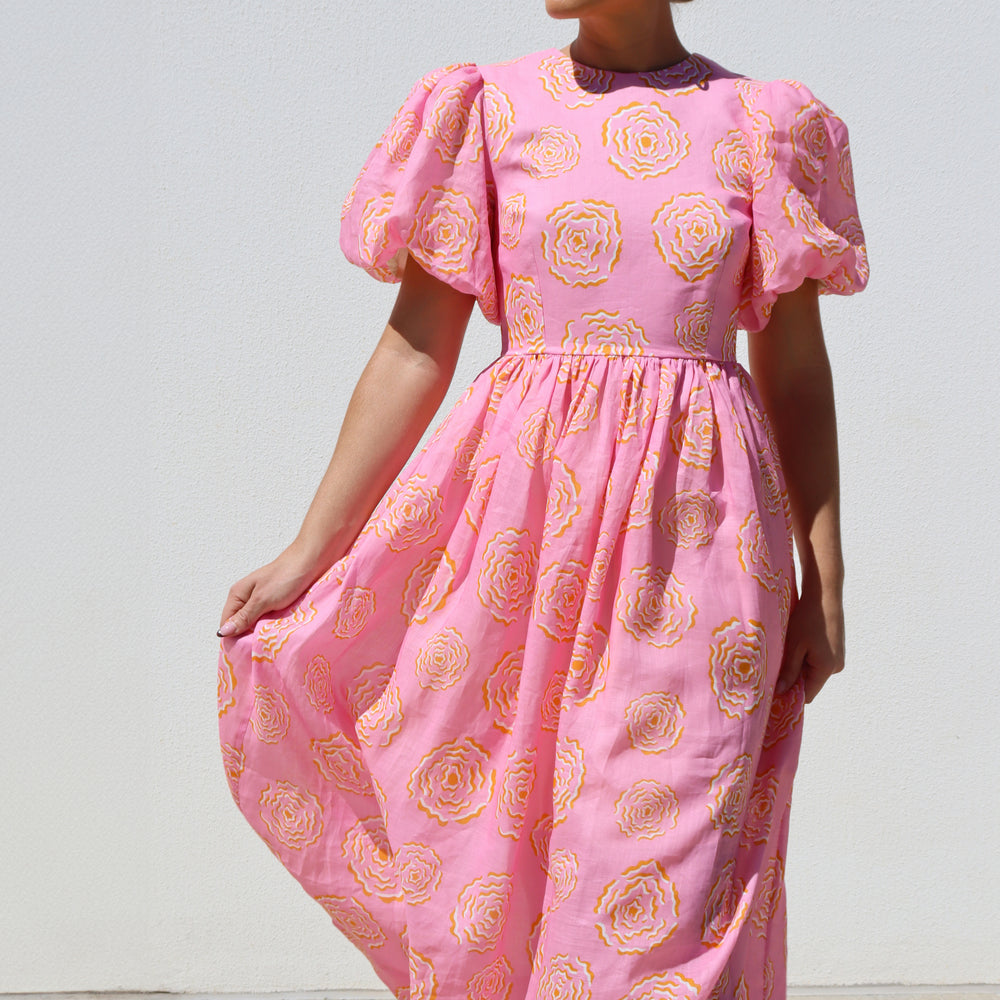 
                      
                        Peony Puff Sleeve Dress
                      
                    